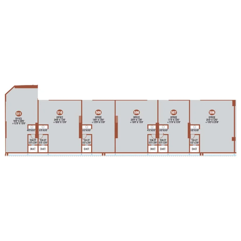 Morya Skydale Thergaon Shops Floor Plan Image